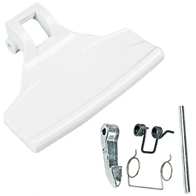 Image of SPARES2GO Door Handle Lever Latch Kit for Zanussi Washing Machines