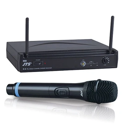 Image of JTS E 6 UHF Wireless Handheld Microphone Church PA DJ Disco Karaoke Sound System