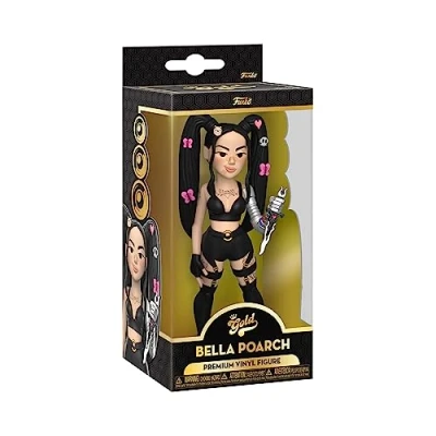 Image of Funko Vinyl Gold 5&quot;: Bella Poarch Collectable Action Figure Birthday Gift Idea Official Merchandise Ideal Toy for Music Fans Your Collection and Display
