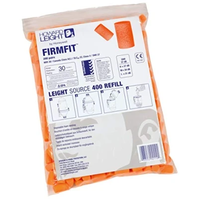 Image of Howard Leight by Honeywell FirmFit Earplug Refill for Source 400 Dispenser, 200 Pairs (FF LS4)