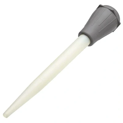 Image of KitchenCraft Turkey Baster, Plastic, Essential Kitchen Gadget for Roasting, 28 cm, White / Grey