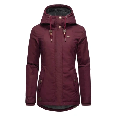 Image of Ragwear Monade Winter jacket, Women&#039;s, Size: Small, Wine red
