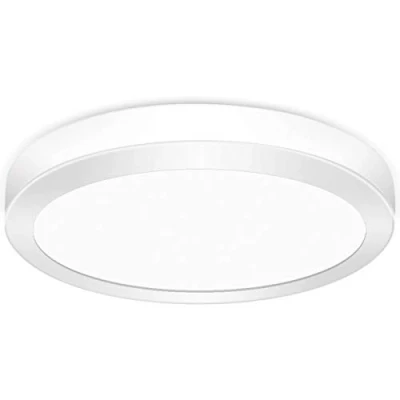 Image of EXTRASTAR LED Ceiling Lights, 24W 1800Lm Bathroom 192W Equivalent, Ø30cm Round Flush Lamp, Light Fitting for Living Room Bedroom 6500K Daylight
