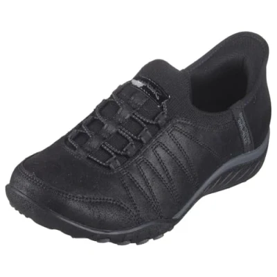 Image of Skechers Women&#039;s Breathe Easy Home Body Sneaker, Black, 6 UK