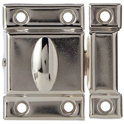 Image of Merriway® BH01553 CP Cupboard Turn Catch, 50mm (2 inch) Chrome Plated
