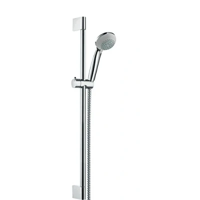 Image of hansgrohe Crometta 85 shower set Vario with rail 65 cm and soap dish