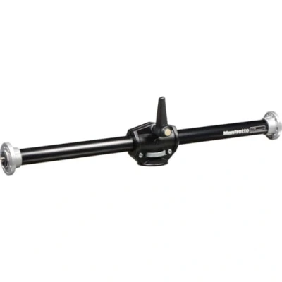 Image of Manfrotto 131DB Horizontal Double Head Accessory Arm, 3/8&#039;&#039; Female Thread Attachment, Aluminium, Black