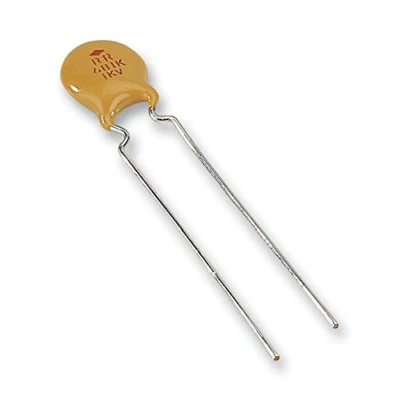 Image of Capacitor, 820PF, 1 KV, 10%, S3N / Ceramic Disc &amp; Plate Capacitors F821K33S3NN63J5R (PK OF 1)