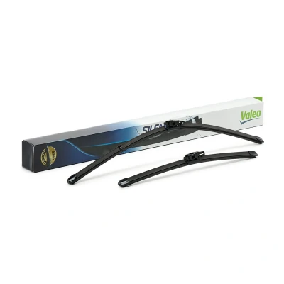 Image of 288908484R, 288908753R, 288909527R wiper blade VALEO 577916 600, 400mm Front Flat with spoiler for left hand drive vehicles