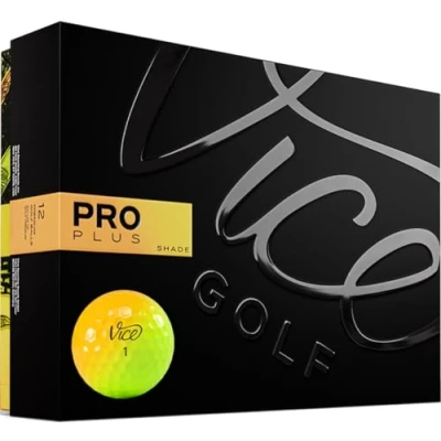 Image of Vice Golf Limited Edition Pro Plus Balls (Shade Yellow Orange)
