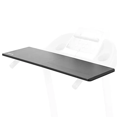 Image of VIVO Universal Treadmill Desk, Ergonomic Platform for Notebooks, Tablets, Laptops, and More, Workstation Handlebars up to 31 inches, Stand TDML2…,Black