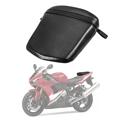 Image of Rear Passenger Pillion Seat Cushion for Yamaha YZF R6 2003 2005 and R6S 2006 2010(Black)