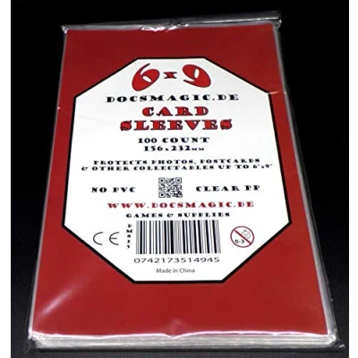 Image of docsmagic.de 100 6&quot; x 9&quot; Card Sleeves 156 232 mm Photo Postcard