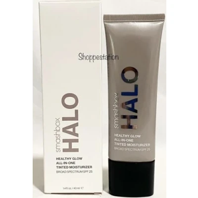 Image of SmashBox Halo Healthy Glow All In One Tinted Moisturizer SPF 25 Light Neutral For Women 1.4 oz Foundation