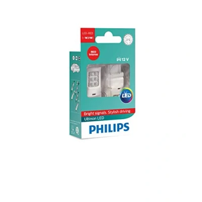 Image of Philips 11065ULRX2 LED car signaling Bulb (W21W red), Set of 2