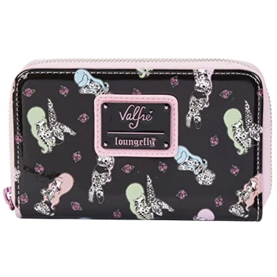 Image of Loungefly Women&#039;s Valfre Tattoo Allover Print Zip Around Wallet