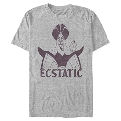Image of Disney Men&#039;s Aladdin Ecstatic Jafar T Shirt, Athletic Heather, S