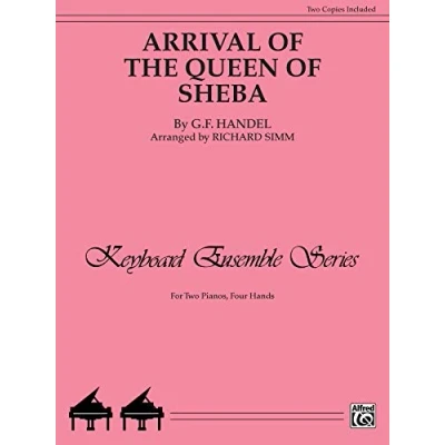 Image of Arrival of the Queen Sheba: Sheet (Keyboard Ensemble)