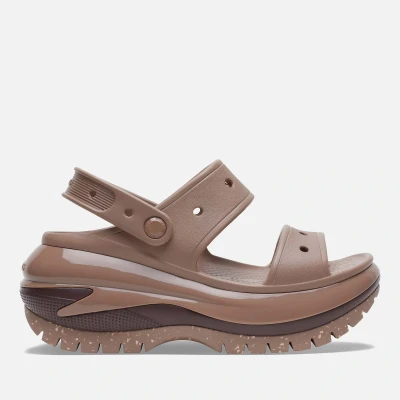Image of Crocs Classic Mega Crush Sandal, Latte, 7 UK Men / 8 Women