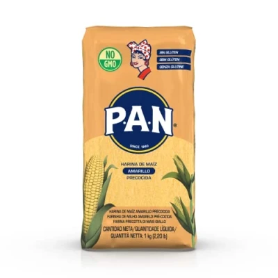 Image of Pan Precooked Yellow Corn Flour 1 kg