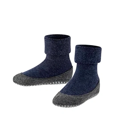 Image of Falke Cosyshoe Homesocks WOOLMIX, Silicon GRIP Slippers for kids, Size: 4.5/5.5, Dark blue