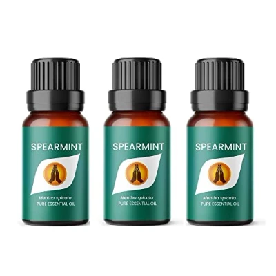 Image of Aroma Energy Spearmint Essential Oil 30ml (3 x 10ml Bottles) 100% Pure &amp; Natural