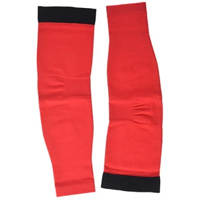 Image of Result Unisex Spiro Arm Sleeves Plain Warmer, Red (Red/Blk), Small (Manufacturer Size:S)