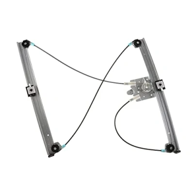 Image of 8200000938, 8200485195, 8200722834 Window regulator VALEO 850595 Right Front electric without motor with comfort function RENAULT: LAGUNA 2