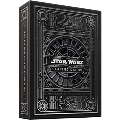 Image of theory11 Star Wars Playing Cards Silver Edition Dark Side (Grey)