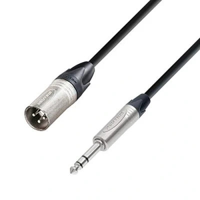 Image of Adam Hall Cables 5 STAR BMV 0500 Balanced Cable Neutrik® XLR male to Jack TRS m