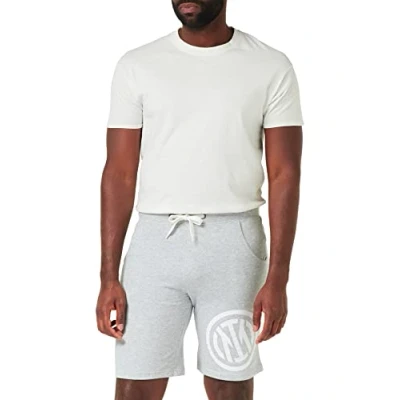 Image of GIL Unisex Im Grey Casual Shorts, Grey, S UK