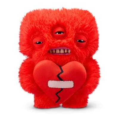 Image of Fuggler Love Fugg by ZURU Funny Ugly Monster, Plush, Collectible, Toy (Love RED)