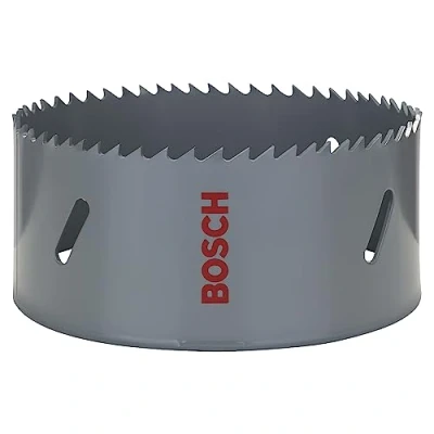 Image of Bosch Professional 1x Hole Saw HSS Bi metal for standard adapter (for various materials, Ø 108 mm, Accessory Rotary Drill)