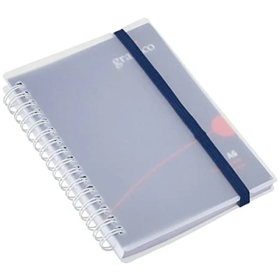 Image of GRAFFICO A6 Twin Wire Polypropylene Notebook of 140 Pages (Pack 1)