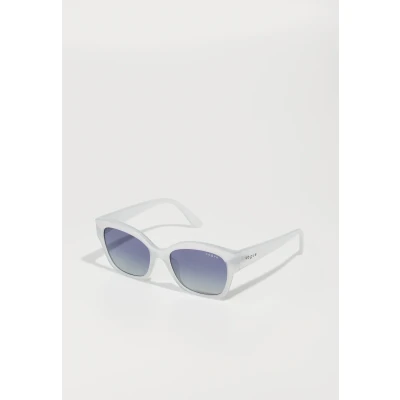 Image of VOGUE EYEWEAR Woman VO5638SU 32204L Occhiali da sole Nylon White Grey Butterfly Normal Shaded