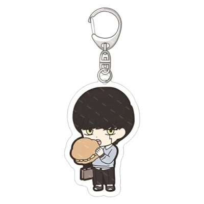 Image of acsewater Mashle Magic and Muscles Keychain Pendant Mash Burnedead Rayne Ames Ornament Lance Crown Key Ring