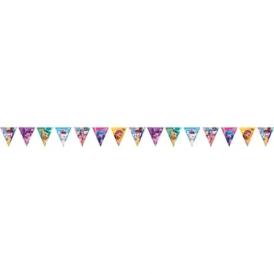 Image of Amscan 9911894 My Little Pony Kids Birthday Party Pennant Flag Banner Decoration 3.3m