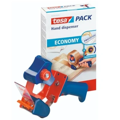 Image of tesa Packing Tape Hand Dispenser Economy Robust for Parcel Tapes Professional Quality up to 50 cm Wide
