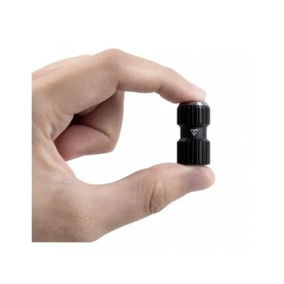 Image of Topeak Nano Airbooster CO2 Bicycle Tyre Inflator for Threaded Cartridges, Black