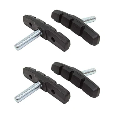 Image of cyclingcolors 4x Cantilever Brake Pads 60 mm Symmetric Compatible with Shimano Tektro Avid Sram Bicycle Aluminium Rim