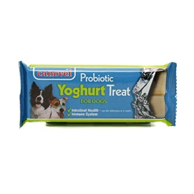 Image of Canovel Probiotic Yoghurt Treat Bar for Dogs 18 x 50g 900g