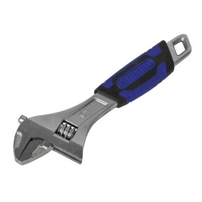 Image of Faithfull FAIAS150C Soft Grip Adjustable Spanner Wrench 150mm (6in) 25mm Capacity