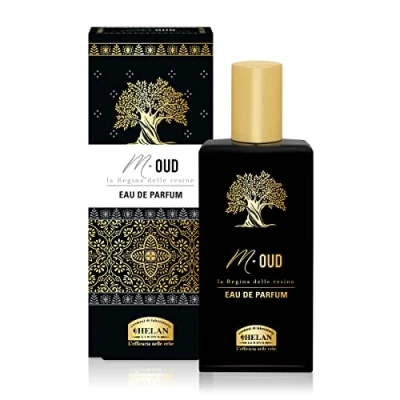 Image of Helan M Oud Perfume for Men with Cloves, Cinnamon &amp; Tobacco Notes, Gifts Men, Sophisticated Mens Travel Bottle, Fragrance Eau de Parfum, Him Made in Italy, 50ml