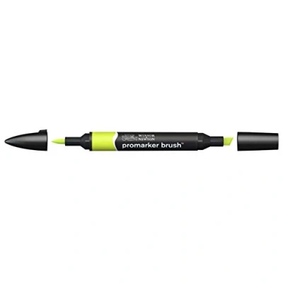 Image of Winsor &amp; Newton BrushMarker Lime Green, Single, 0204071