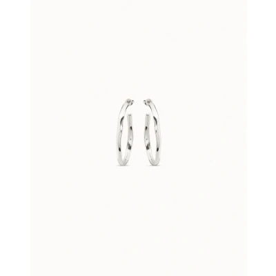 Image of Uno De 50 PEN0419MTL0000U Women&#039;s Creole Earrings Silver Plated, Alloy Steel, No Gemstone