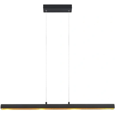 Image of Lindby Solvina LED dining table pendant, oblong