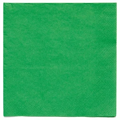 Image of Amscan 9915402 208 Green Eco Friendly Compostable Luncheon Napkins 20 Pack