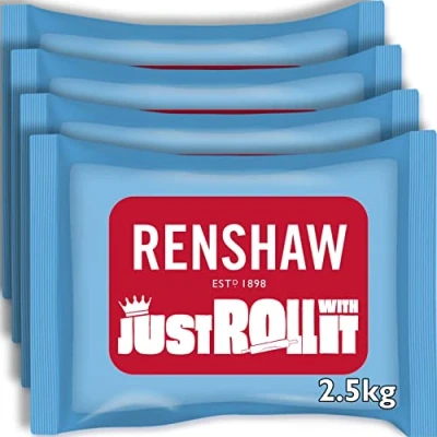 Image of Renshaw Just Roll With It Fondant Icing White, 10 kg (Pack of 1)