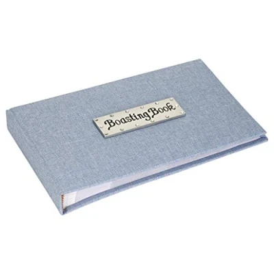 Image of Metal Planet Ltd Boasting Book A soft blue pocket sized photo album. Holds 40 photos.