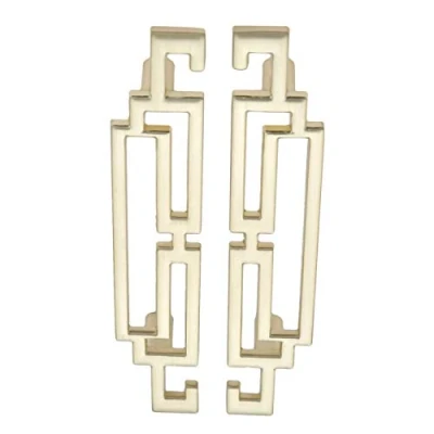 Image of Mgoodoo Pull Handle for Kitchen Cabinet Door Drawer Handles and Knobs Furniture Hardware Retro European Style (2pcs, 96mm Gold)